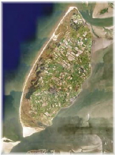 Texel-Ferien-Haus-Bungalow Luftansicht Texel (google earth)